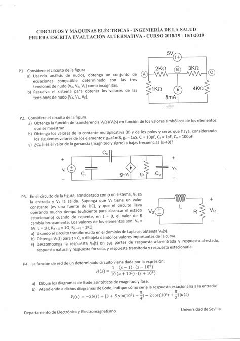 Cme Examen 15 Enero 2019 Resuelto Circuitos Electrónicos Digitales