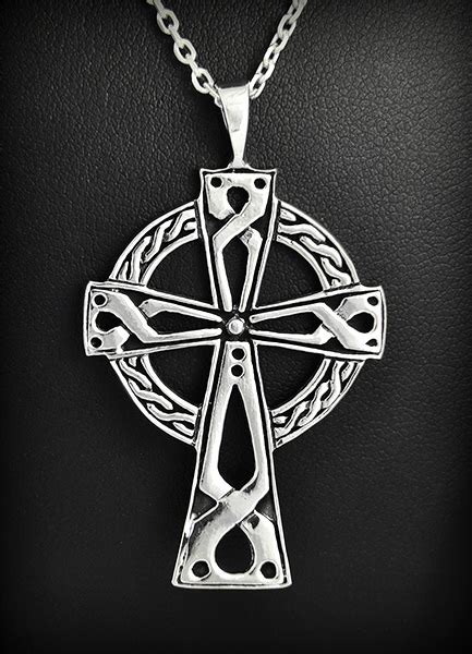 Pendentif Croix Celtique Argent Moderne EXCALIBUR Bijoux