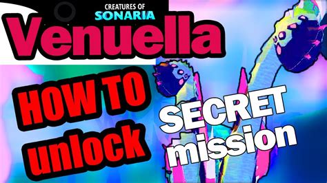 How To Get Venuella Creatures Of Sonaria YouTube