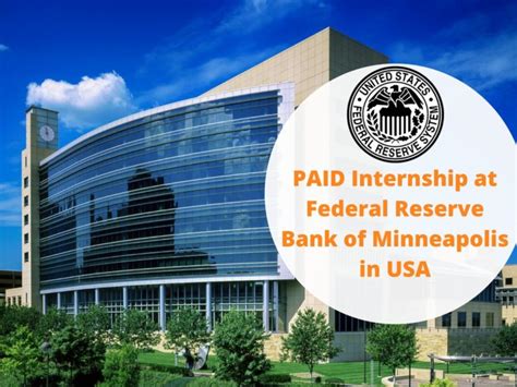 PAID Internship at Federal Reserve Bank of Minneapolis in USA - Paid ...