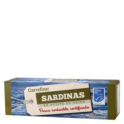 Sardinas En Aceite De Oliva Carrefour Pack De Unidades De G