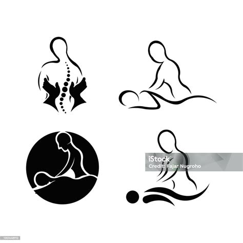 Symbole De Massage Vecteurs Libres De Droits Et Plus Dimages