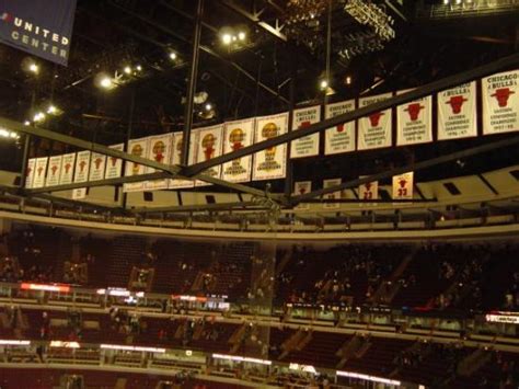 All The Blackhawks Banners Picture Of United Center Chicago