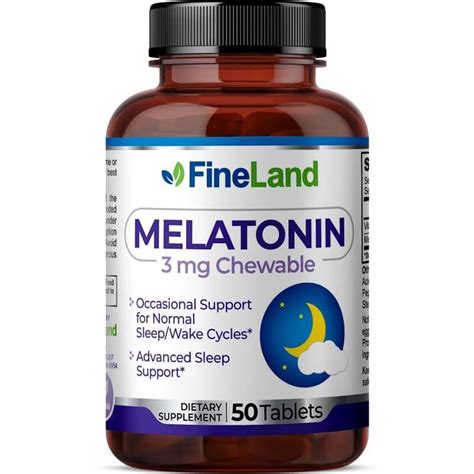 Melatonina 3 Mg Fineland 50 Tab 890