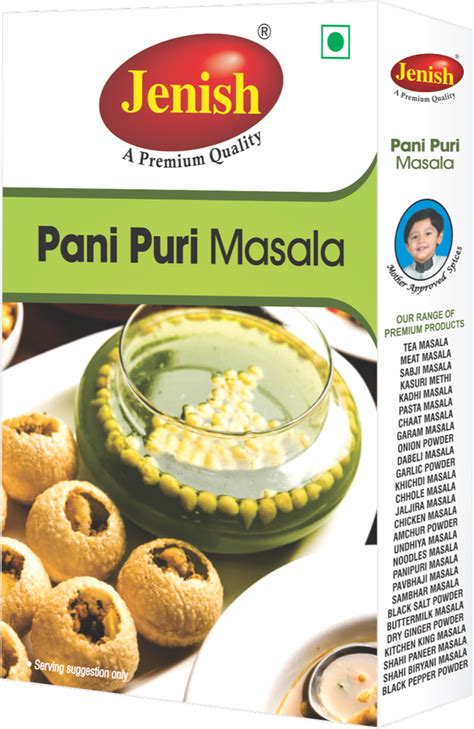 Powder Pani Puri Masala Packaging Size Gm At Rs Pack In Surat