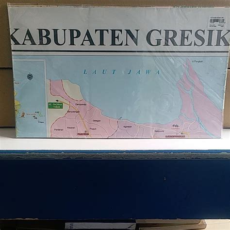 Peta Kabupaten Gresik Lipat Lembaran Gresik District