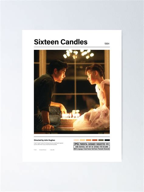 "Sixteen Candles" Poster for Sale by mlaudym | Redbubble