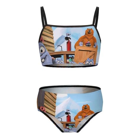 Grizzy And The Lemmings Girls Bikini Swimsuits Two Piece Beach Bathing Suit Swimwear Y Cm