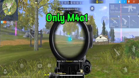 Only M4a1 Gun Challenge Solo Vs Squad 🔥 Booyah 22 Kills Booyah Free Fire Max Youtube