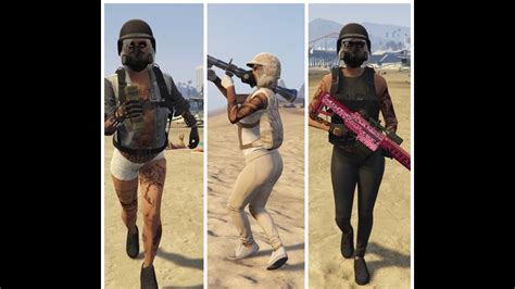 Gta 5 Online Current Female Outfits 💘 Youtube