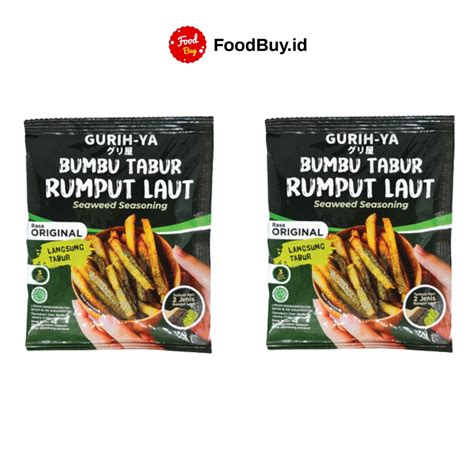 Jual Gurih Ya Bumbu Tabur Rumput Laut Rasa Original 15 Gr Shopee