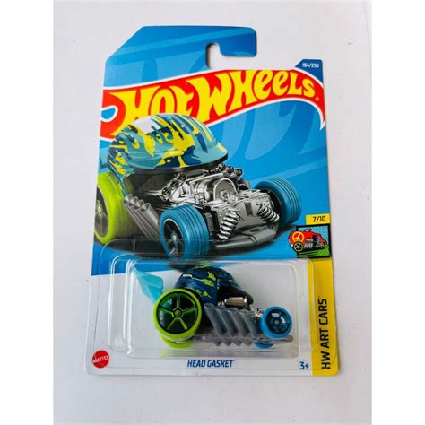 HOT WHEELS 風火輪 HOTWHEELS HEAD GASKET HW ART CARS 壓鑄微型玩具車兒童軌道 蝦皮購物