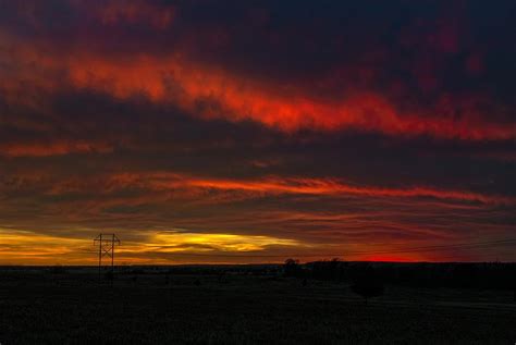 Sunset On Farm Road Photograph by Tim Hayes - Fine Art America