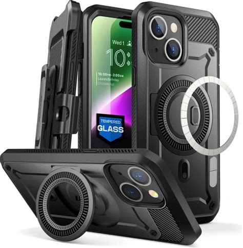 Supcase UBMag Geschikt Voor IPhone 15 Plus Hoesje Met Screenprotector