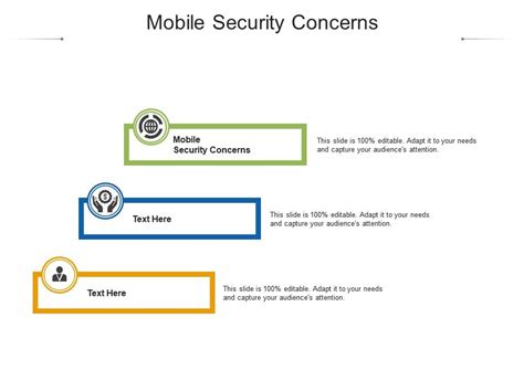 Mobile Security Concerns Ppt Powerpoint Presentation Infographic