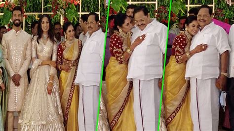 Duraimurugan Visits On Thamizhachi Thangapandian Daughter Marriage