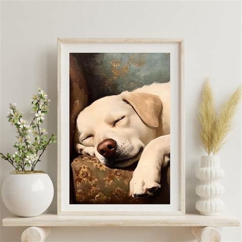 Yellow Lab Painting Etsy