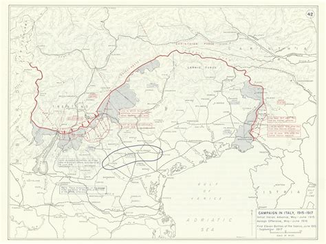 World War 1 Italy Campaign 1915 1917 Asiago Offensive Isonzo Battles