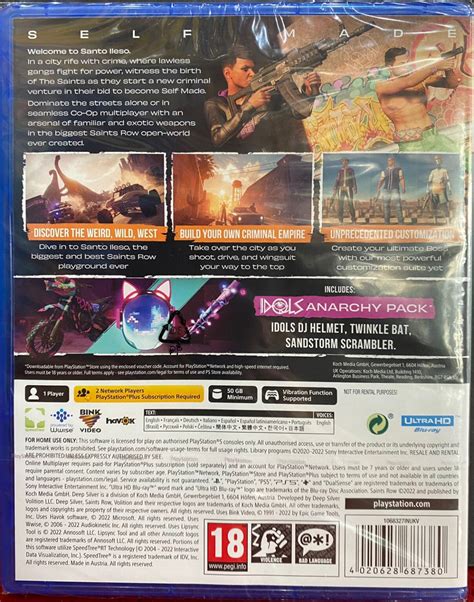 Ps5 Saints Row Gamestation