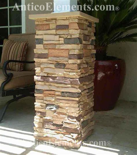 Faux Stone Columns - Contemporary - Garage And Shed - san francisco - by Antico Elements