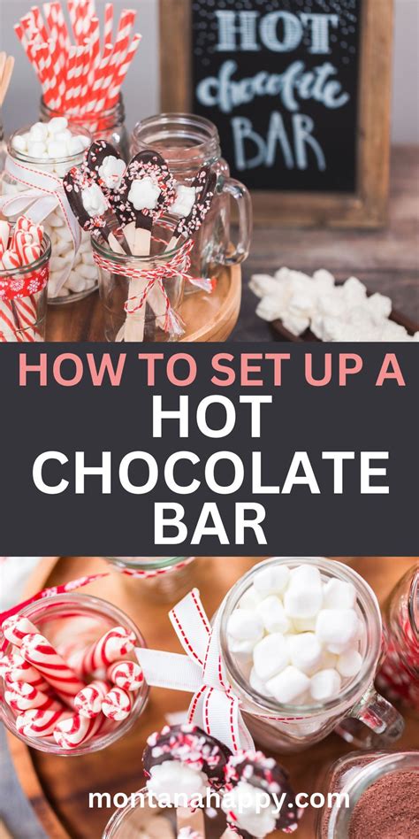 How To Set Up A Hot Chocolate Bar Great Ideas Montana Happy Hot Chocolate Bar Party Hot