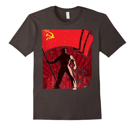 Flag Bearer CCCP, SSSR Flag of the Soviet Union T-Shirt-CL – Colamaga