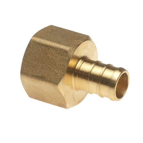 Apollo 1 In Dia Brass PEX Female Adapter Crimp Fitting At Lowes