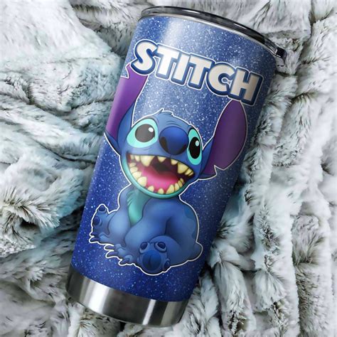 Custom Handmade Tumbler Cute Stitch And Lilo Disney Tumbler Etsy