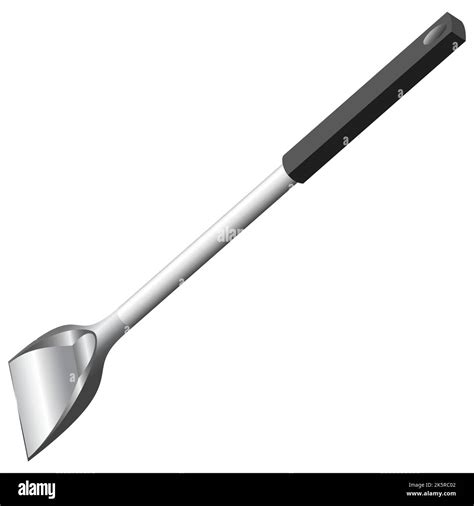 Vector And Illustration Of A Flipper Used In Frying For Stir Frying