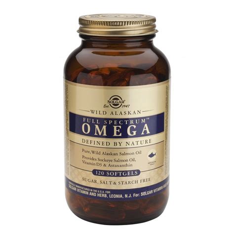 Solgar Wild Alaskan Full Spectrum Omega Softgels Vitamins From