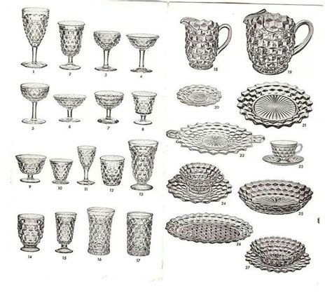 Identify Vintage Glass Patterns Bing Crystal Glassware Antiques