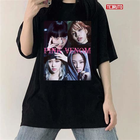 Born Pink Pink Venom Blackpink Members Unisex T Shirt Teeruto