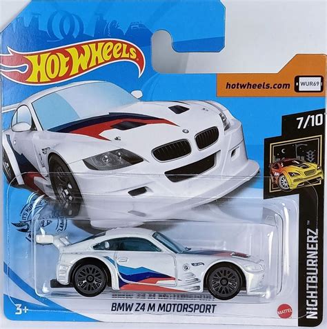 Hot Wheels Bmw Z4 M Motorsport Ghd16 Nightburnerz Crazy 4 Diecasts