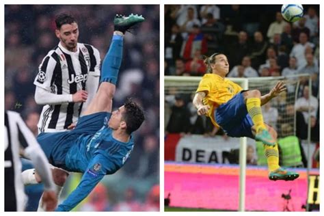 Epic Bicycle Kick Goals Ronaldo Vs Zlatan