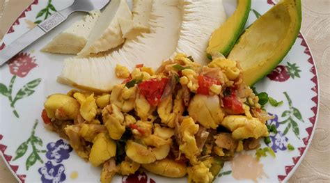 Ackee And Saltfish Recipe Jamaican National Dish