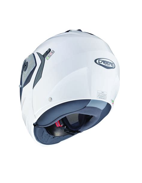 Casco Modular Caberg Duke X Blanco Metal Para Cascos Modulares