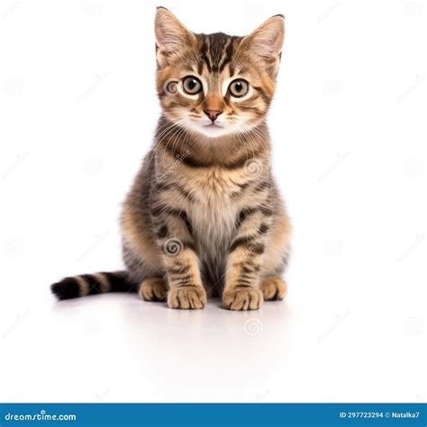 Cute Tabby Kitten Stock Illustration Illustration Of Domestic 297723294