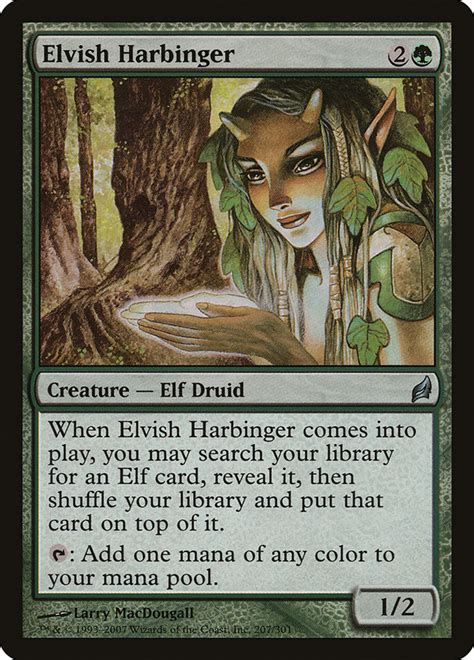 Elvish Harbinger · Lorwyn Lrw 207 · Scryfall Magic The Gathering Search