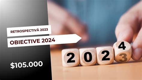 Retrospectiva anului 2023 și obiectivele pentru 2024 DIVIDENDE YouTube