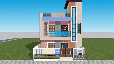 Two Story Modern House Design D Warehouse