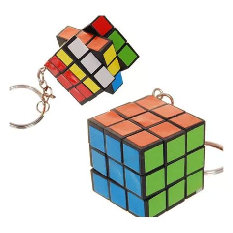 Cubo Di Rubik Classico X Portachiavi Giocattolo Rompicapo Puzzle