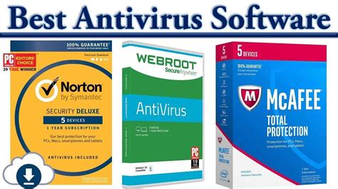 Top 5 Best Antivirus Software Antivirus Software Reviews Youtube