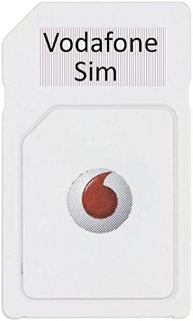 Vodafone Pay As You Go Includes Standard Micro Nano Triple Sim