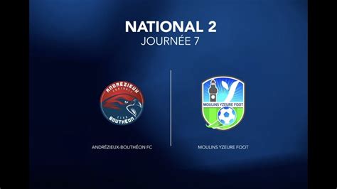 Résumé ABFC Moulins Yzeure Foot J7 National 2 Andrézieux Bouthéon