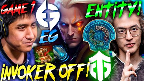 Wisper Estrena Su INVOKER OFF En El INTERNATIONAL 12EG Vs ENTITY Game