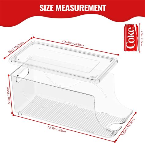 Paquete De Organizadores Apilables Para Refrigerador Dispensador De