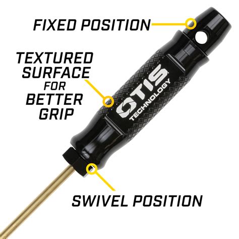 otis multiple caliber gun cleaning rod   piece coated brass usa