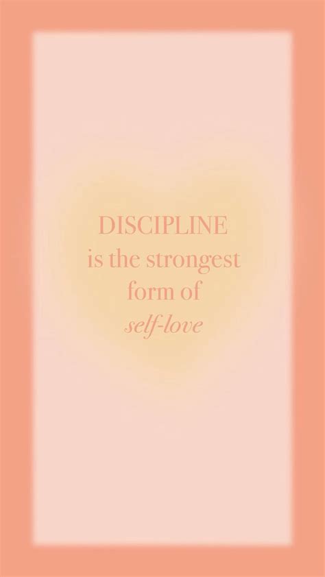 discipline   strongest form   love aesthetic wallpaper