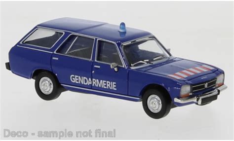 Coche Miniatura Peugeot Pcx Break Dunkelazul Gendarmerie F