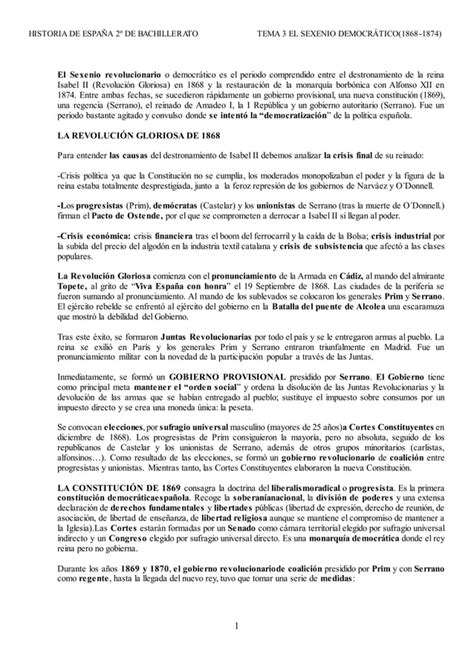 Tema 5 Resumen Sexenio PDF